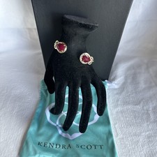 Bracciale Kendra Scott tono oro con pietra marrone