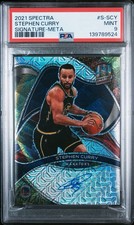 2021 PANINI SPECTRA SIGNATURES STEPHEN CURRY SIGNATURE-META PRIZM AUTO # 13/15 