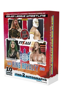 PANINI RING ROYALTY 2026 MAJOR LEAGUE WRESTLING MLW HOBBY BOX SEALED NEU 2 AUTOS