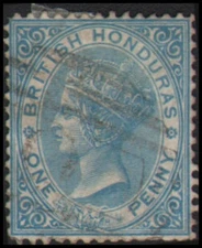 British Honduras #8 Used