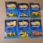 1988 Vintage Hot Wheels WORKHORSES  Lot of 6 Construction Vehicles