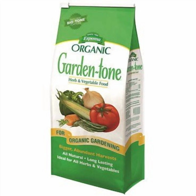 Organic Plant Food Fertilizer 8lb Garden Tone 3-4-4 for Veggies & Herbs