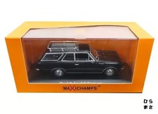 1/43 Opel Rekord C Caravan 1969 Black "MINICHAMPS" Model Car