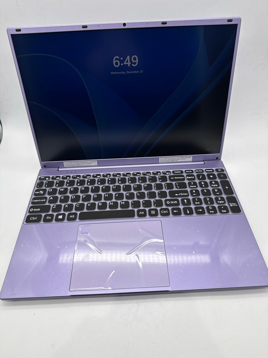 Nmybwo 16in Laptop Computer 12G RAM 512GB SSD N95 CPU Windows 11