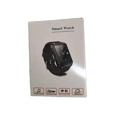 smart watch white silicone band, music player, notifications, handsfree 