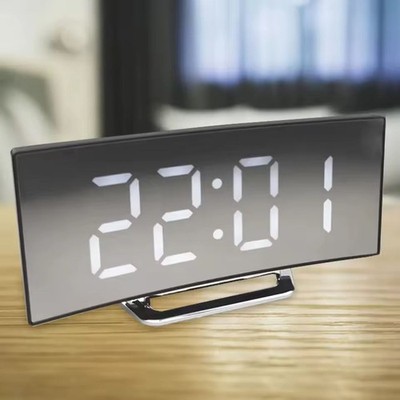 Nachttisch Digital Uhr LED Display Schreibtisch Tisch Zeit Temperatur Alarm Modern Dekor