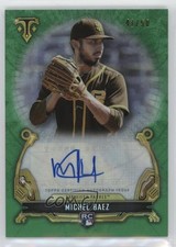 2020 Topps Triple Threads Rookie Emerald 41/50 Michel Baez #RAC-MZ Auto w7p