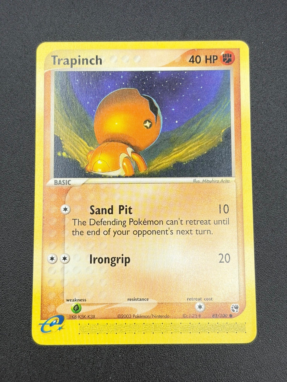 Trapinch NM/M 82/100 Common Sandstorm Pokemon