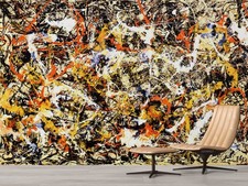 3D Jackson Pollock Oil Painting Wallpaper Wall Murals Removable Wallpaper 40