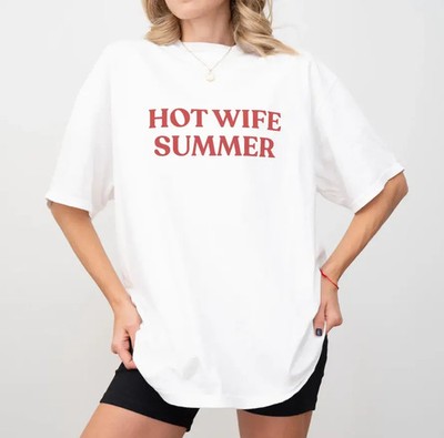 Hot Wife Summer TShirt - Funny Newlywed Shirt | Bachelorette Party Tee