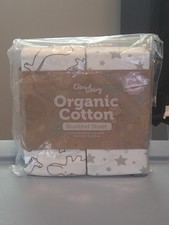 New In Package Cloud Baby Organic Cotton Bassinet Sheet Animals  Stars