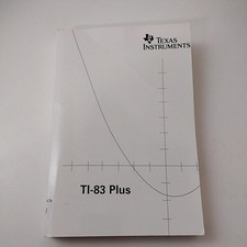 Texas Instruments TI-83 Plus Graphing Calculator Guidebook Manual English 2004