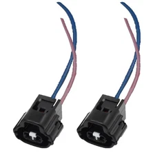 For TOYOTA LEXUS 2Pin 90980-11162 Solenoid Valve Connector Pigtail Wiring - 2Pcs