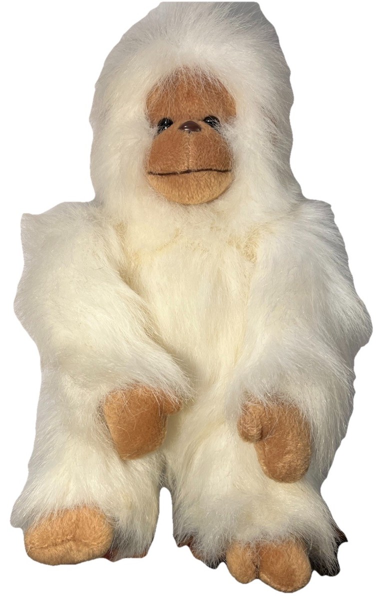 Ty Beanie Baby Classic Tango 1994-11”x 8” White Monkey Plush
