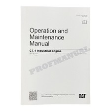 Caterpillar C7.1 Industrial Engine Operation Maintenance Operators Manual