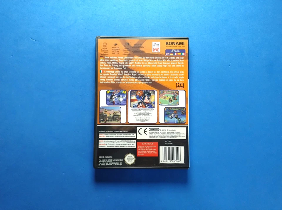 Disney Sports Basketball Nintendo Gamecube Pal Ita completo - Immagine 3 di 4