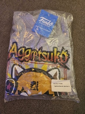 Sanrio Aggretsuko Gamer FUNKO Tshirt SDCC Exclusive Sz. XL Seales Brand New RARE