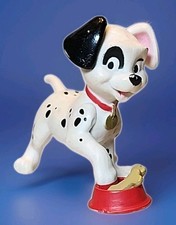 101 Dalmatians Puppy Dog Food Bowl Disney Toy Figure
