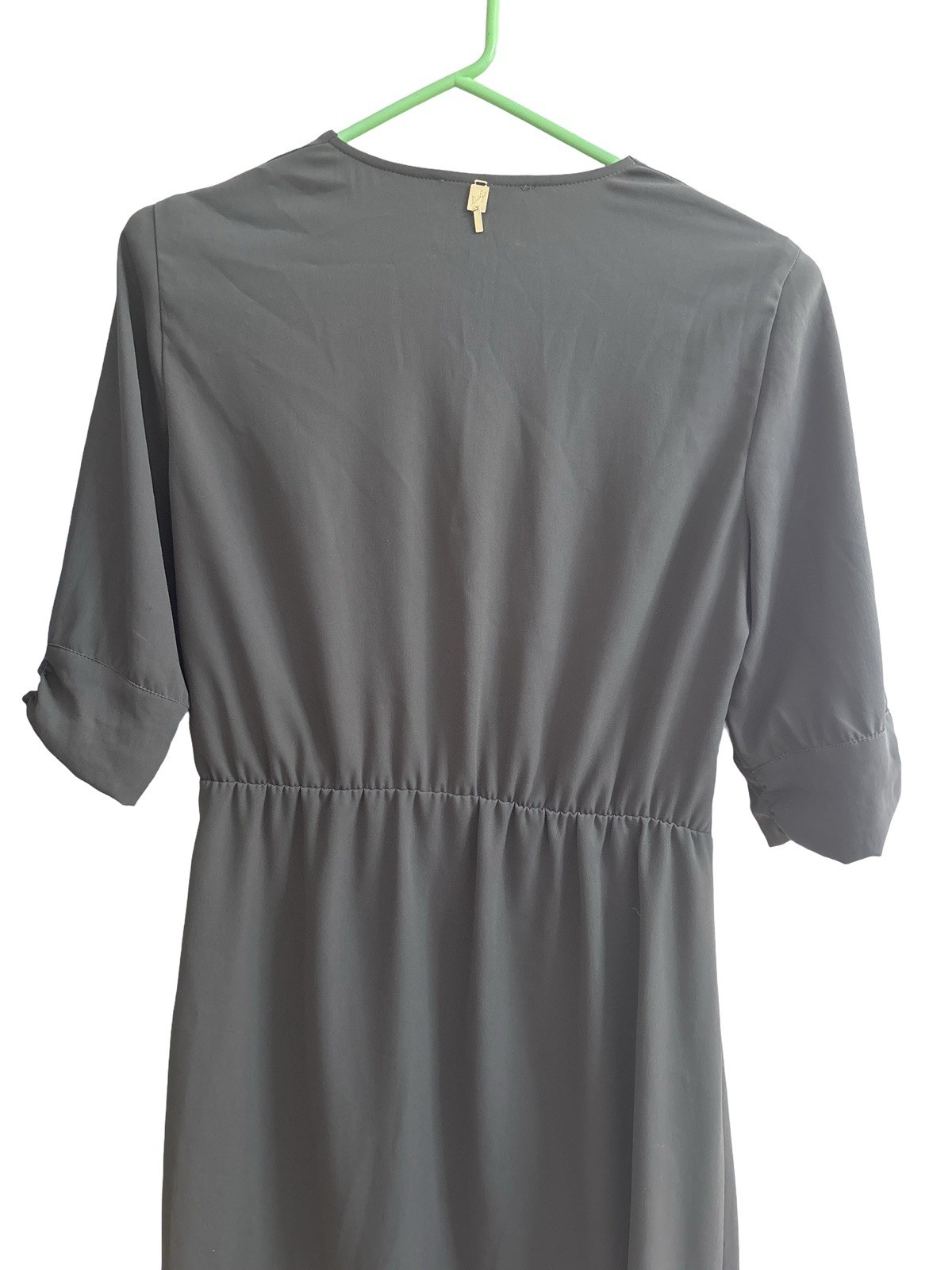 Liu Jo Womens Dress Size 44 Gray Short Sleeve Elegant Business Casual Excellent Cond image 4