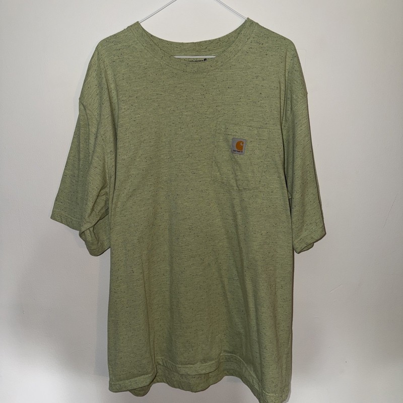 Carhartt Men's 2Xl Pocket T-Shirt, Green