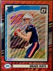 2024 Panini Donruss Rated Rookie Drake Maye #379 Optic Preview Red Wave Prizm 💎