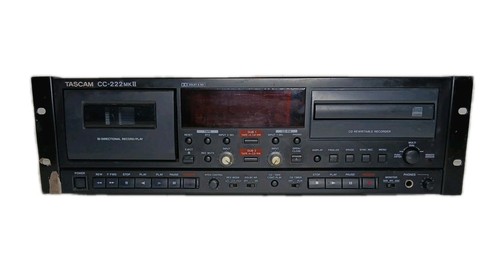 Tascam CC-222SL MKII Professional Cassette/CD Recorder Combo Rack Mount *TESTED* - Picture 2 of 18