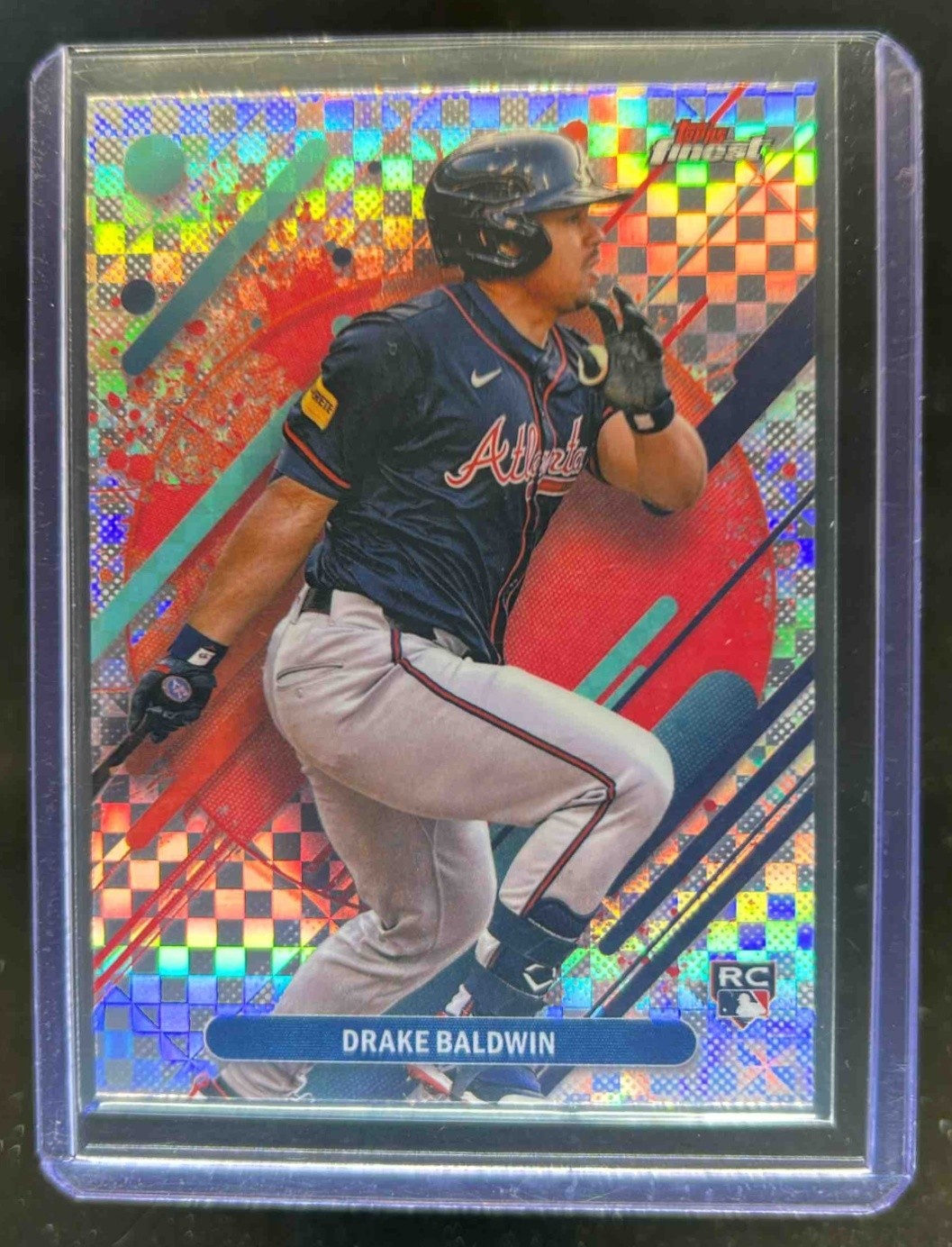 2025 Finest Drake Baldwin Rare Refractor X-Fractor RC #287 Braves