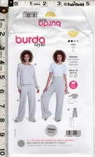 Lounge Wear Burda easy Sewing Pattern 5853 8-...