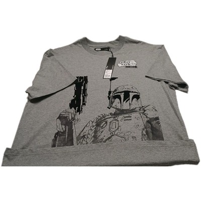 Disney Star Wars  Men's Large  Kanji 3 D Print Graphic Design Casaul  T-Shirt L
