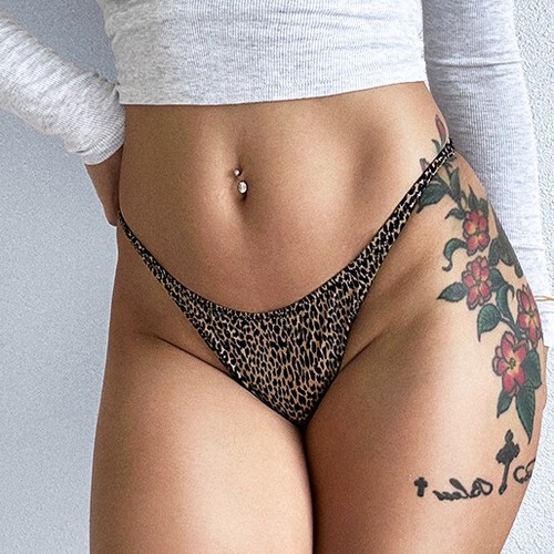 Sexy Womens High Cut Thong Panties G string Bikinis Low Rise Underwear Lingeries - Photo 6/31