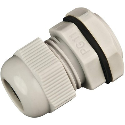 Lightwin PG11 Verschraubung PVC Grau für Maschinen-/Apparatebau, robust 1 Stück