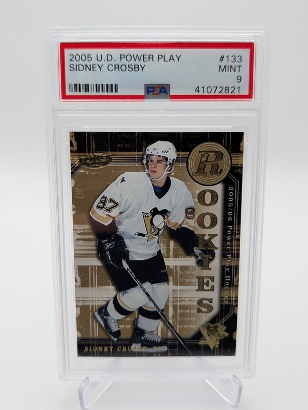 2005 Upper Deck Power Play Sidney Crosby PSA 9 #133