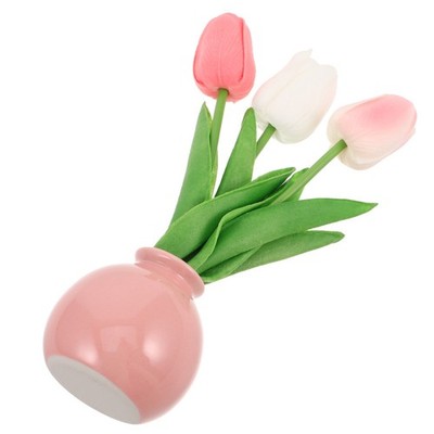 Künstliche Mit Vase Frühlingsblumen Blumendekoration Kunstblume