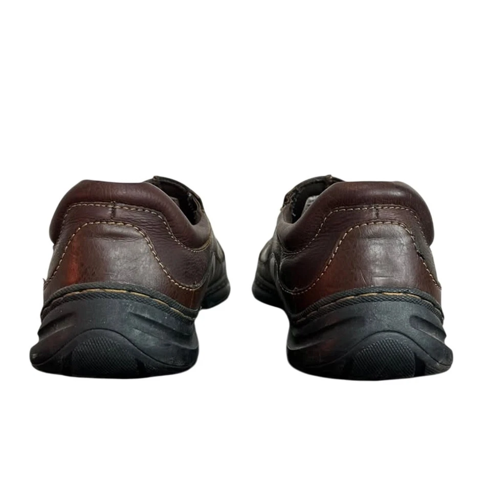 Zapatos informales mocasines sin cordones OrthoLife de cuero marrón Merrell para hombre - talla 12M Foto 2 de 4