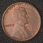 1914-S Lincoln Wheat Cent - Uncirculated Brown