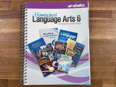 Abeka Homeschool Language Arts 6 Curriculum Lesson Plans