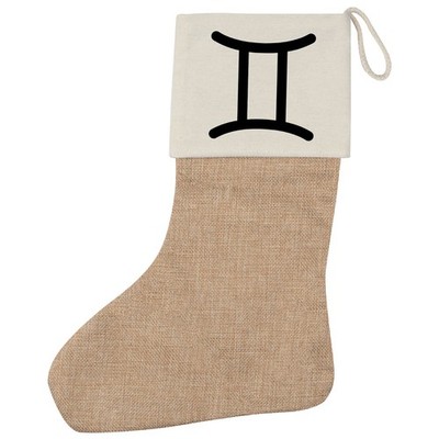 Weihnachtsstrumpf Zwillinge Sternzeichen Zeichen Geschenkidee Zwillinge Geschenk