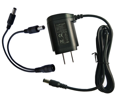 Replacement AC Adapter Charger For Dogtra IQ Plus, YS300, E-Fence 3000, 200c, 280c + DC Splitter