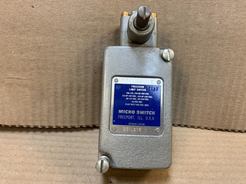 NEW MICRO SWITCH HONEYWELL 201LS10 PRECISION LIMIT SWITCH 10A/480V PILOT DUTY - Picture 2 of 4