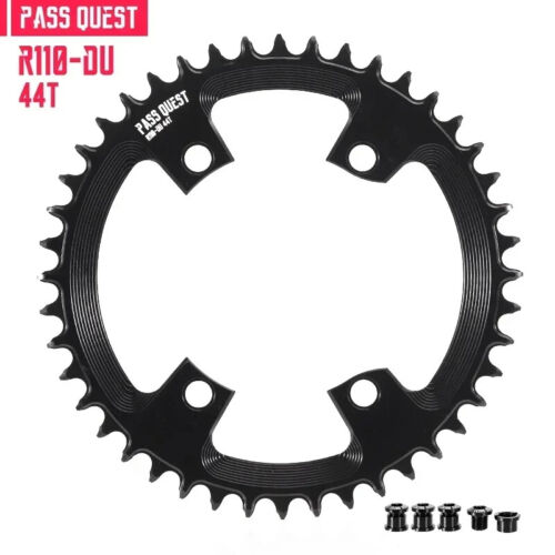 110mm BCD Chainweel 46T-58T Chainring R110-DU Fixed/Hollowed R92-810 Aero Style - Picture 29 of 46