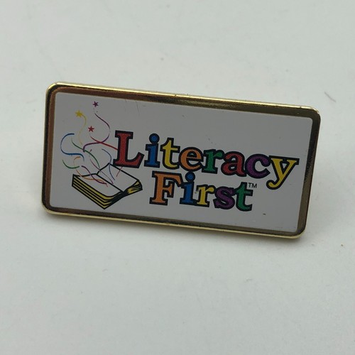 Literacy First Lapel Pin Homeschool Book Learning Reading Teacher Children - Picture 15 of 18