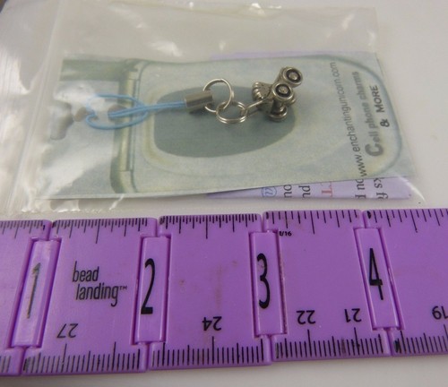 Baby Carriage cell phone or purse charm blue boy infant - 第 3/3 張圖片
