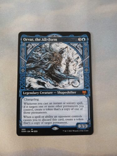 Magic the Gathering MTG Orvar, the All-Form KHM #305 Showcase NM