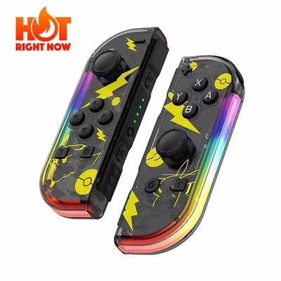 Joy Con Controller mit LED,Wireless Gamepad 2er Set fr Nintendo Switch/OLED/Lite
