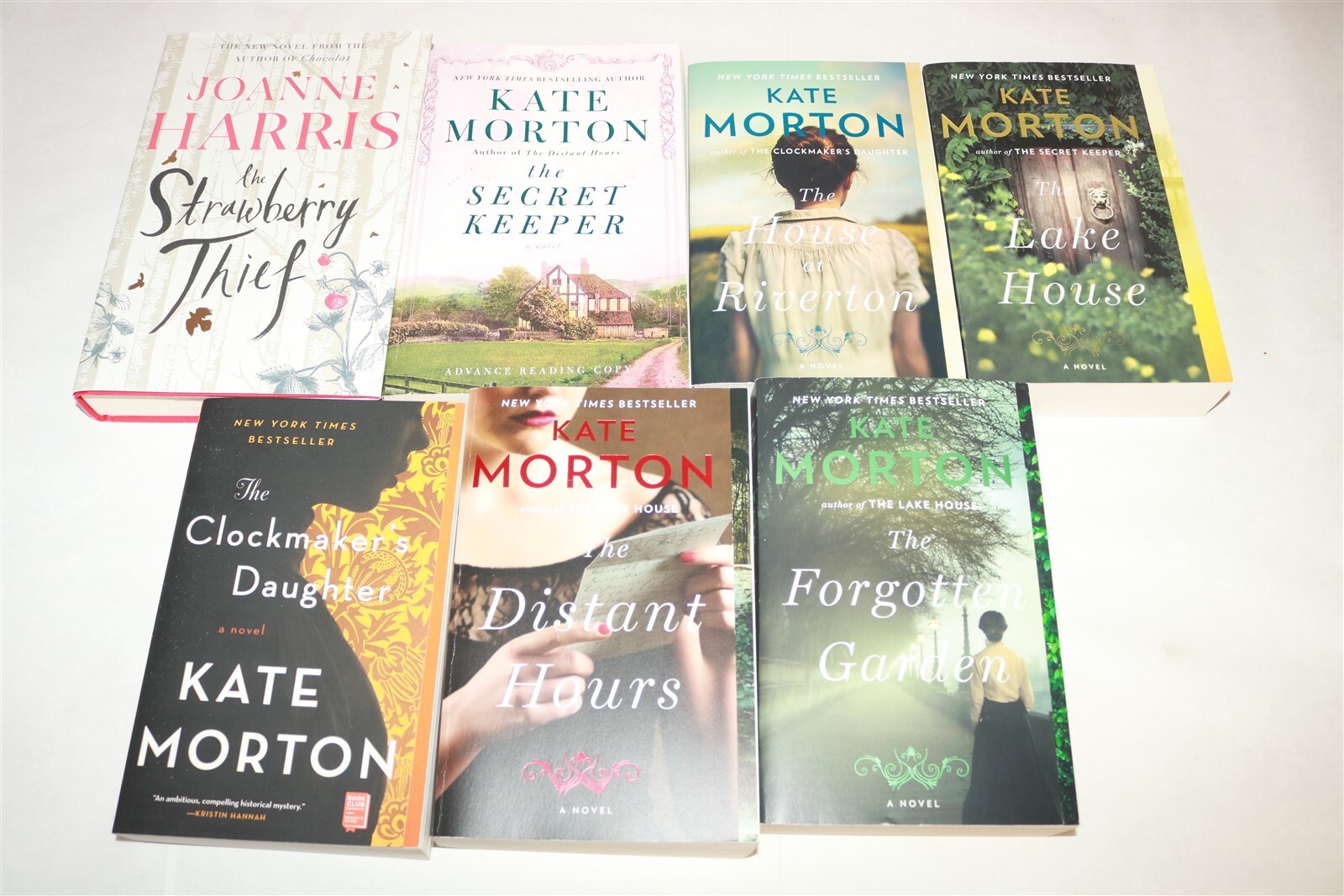 LOT OF 7 KATE MORTON BOOKS - Secret Keeper/Lake House/Distant Hours/Riverton PB
