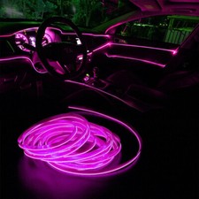 2m El Wire Neon Cold Light For Car Interior Led Atmosphere Strip Decoration 12v