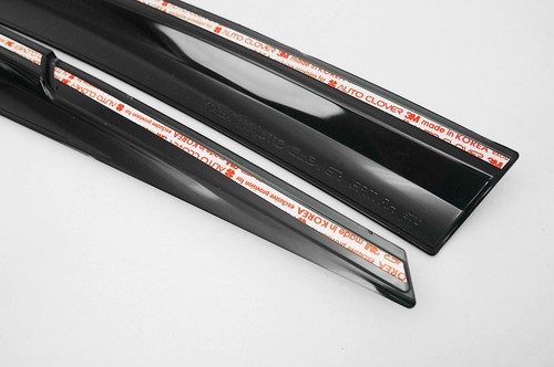 Autoclover Smoke Tinted weather shields Visor 6pcs for 2021 2022 KIA Stonic - Picture 9 of 11