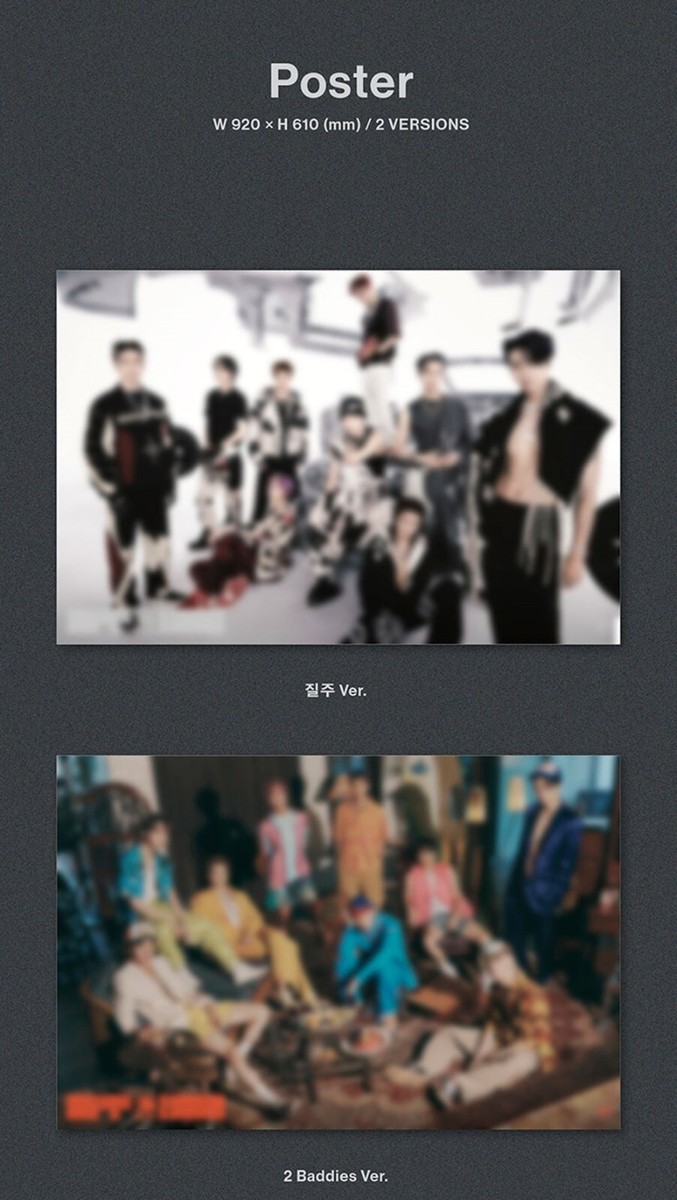 NCT 127 4th Album [질주/2 Baddies] 2Ver SET CD+P.Book+P.Card