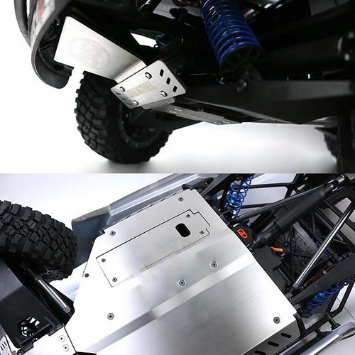 Stainless Steel Chassis Armor Guard Plate For LOSI SUPER BAJA REY 2.0 1/6 - Picture 3 of 12