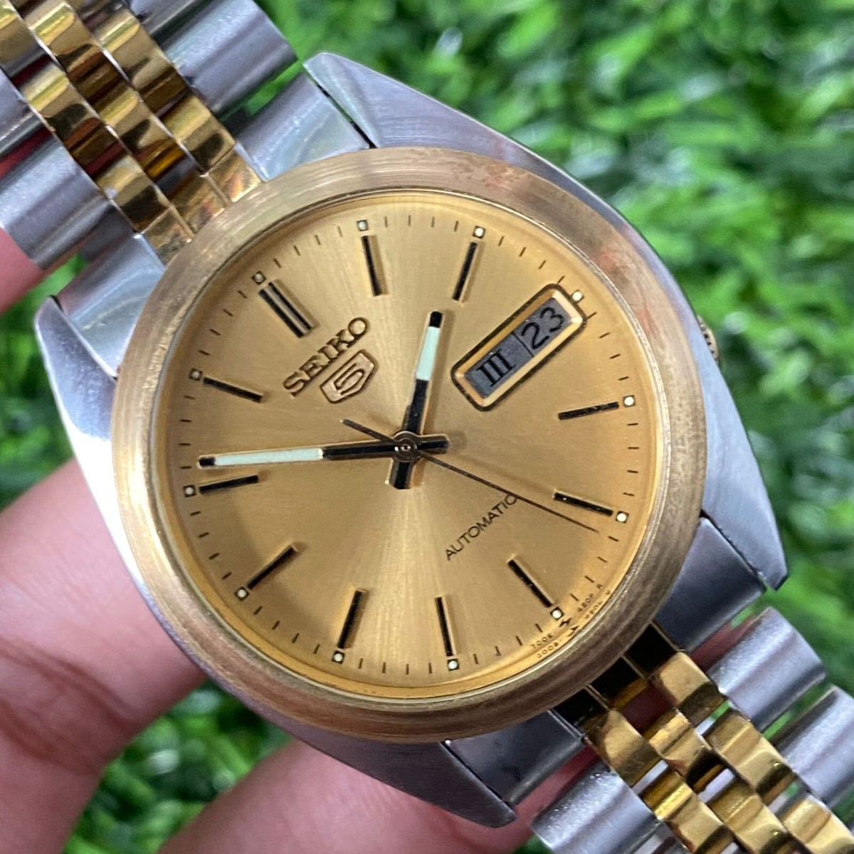 SEIKO5】vintage アナログ時計 ゴールド 【公式通販】